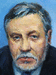 Портрет, фрагмент картины. к,м 2006 г.